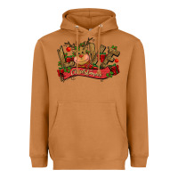 Meerkat love christmas reindeer Heavyweight Hoodie - CowGirlArtShop