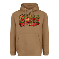 Toasted Coconut love christmas reindeer Heavyweight Hoodie - CowGirlArtShop