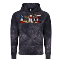 Cloud Black love army Vintage Hoodie - MaliasSmallBusiness