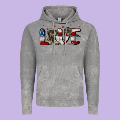 Love Army Vintage Hoodie Designed By Maliassmallbusiness