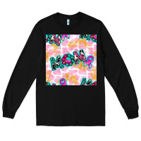 Black Breast Cancer Awareness Mom With Leopard Patterns Long Sleeve Tee - BundleAndBundleShop