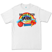 White back to school hello fifth grade 3200x2400 Premium Tee - AdoDesignShop