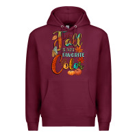 Burgundy fall is my favorite color Premium Hoodie - CowGirlArtShop