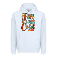 White fall is my favorite color Premium Hoodie - CowGirlArtShop