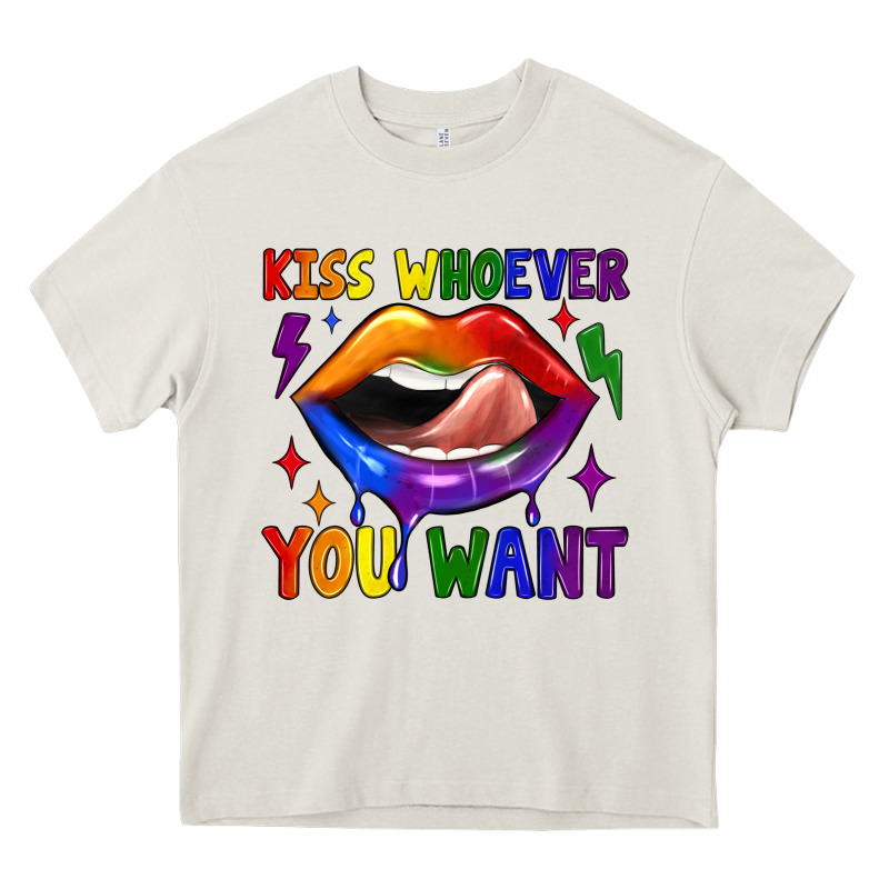 Kiss Whoever You Want Heavy Core Tee by JahusDesignShop | Teevron