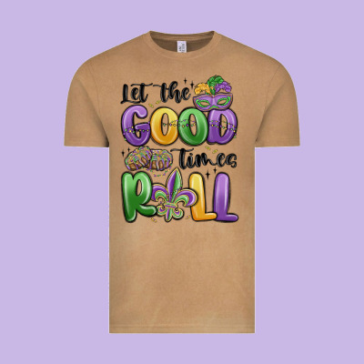 Let The Good Times Roll Vintage Tee Designed By Maliassmallbusiness