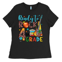 Black ready to rock 4th grade Ladies Tee - JahusDesignShop