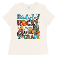 Bone ready to rock 4th grade Ladies Tee - JahusDesignShop