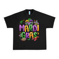Black mardi gras Urban Heavy Tee - MaliasSmallBusiness