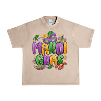 French Oak mardi gras Urban Heavy Tee - MaliasSmallBusiness