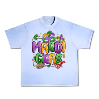 Grape Ice mardi gras Urban Heavy Tee - MaliasSmallBusiness