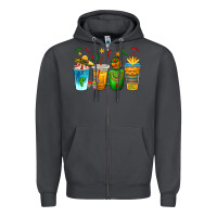 Smoke Cinco de Mayo Coffee Cups Zipper Hoodie - texasbilliewilder