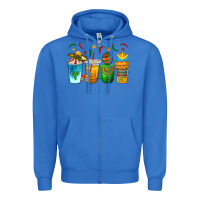 True Royal Cinco de Mayo Coffee Cups Zipper Hoodie - texasbilliewilder