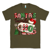 Army Green santa's favorite ho Classic Tee - MaliasSmallBusiness