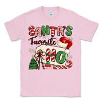 Bubblegum Pink santa's favorite ho Classic Tee - MaliasSmallBusiness