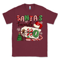Burgundy santa's favorite ho Classic Tee - MaliasSmallBusiness