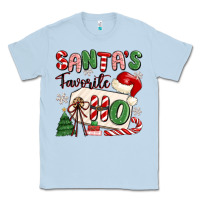 Dusty Blue santa's favorite ho Classic Tee - MaliasSmallBusiness