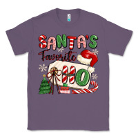 Lavender santa's favorite ho Classic Tee - MaliasSmallBusiness