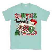 Seafoam santa's favorite ho Classic Tee - MaliasSmallBusiness