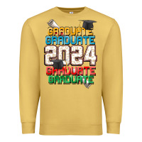 Antique Gold graduate 2024 Premium Sweatshirt - CowGirlArtShop