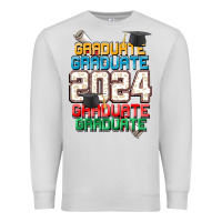 Dove Grey graduate 2024 Premium Sweatshirt - CowGirlArtShop