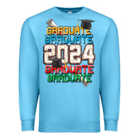 Ocean Blue graduate 2024 Premium Sweatshirt - CowGirlArtShop
