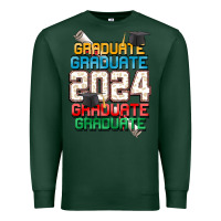 Sports Green graduate 2024 Premium Sweatshirt - CowGirlArtShop