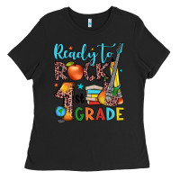 Black ready to rock 1st grade Ladies Tee - JahusDesignShop