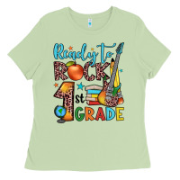 Matcha ready to rock 1st grade Ladies Tee - JahusDesignShop