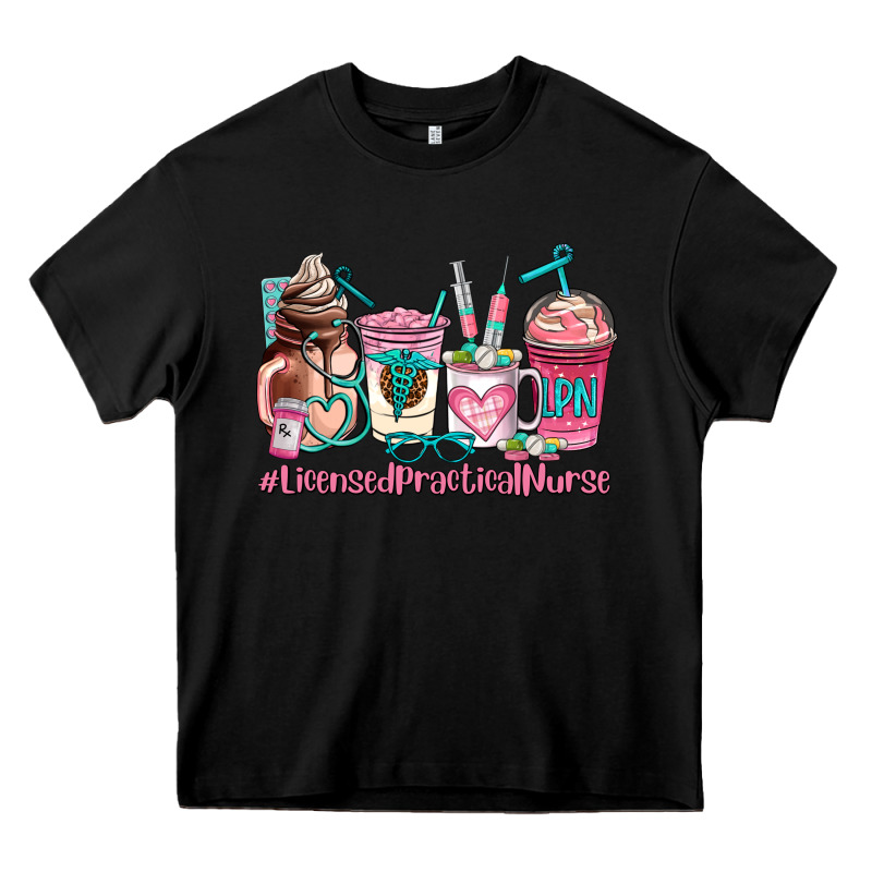 Licensed Practical Nurse  Coffee Cup Heavy Core Tee by AdoDesignShop | Teevron