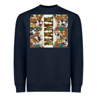 Navy Western Mama Tumbler Heavyweight Sweatshirt - BundleAndBundleShop