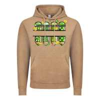 Vintage Coffee patricks day pencils Vintage Hoodie - MaliasSmallBusiness