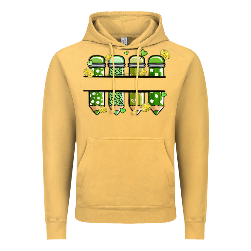 Patricks Day Pencils Vintage Hoodie by MaliasSmallBusiness | Teevron