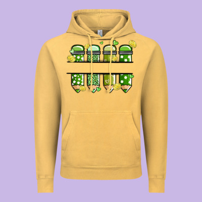 Patricks Day Pencils Vintage Hoodie Designed By Maliassmallbusiness