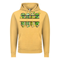 Vintage Mustard patricks day pencils Vintage Hoodie - MaliasSmallBusiness