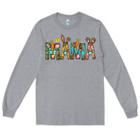 Heather Grey Easter Mama Long Sleeve Tee - BundleAndBundleShop