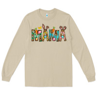 Mushroom Easter Mama Long Sleeve Tee - BundleAndBundleShop