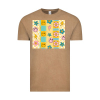 Vintage Coffee retro daisy Vintage Tee - MaliasSmallBusiness