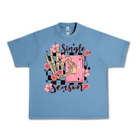 Pebble Blue single season Urban Heavy Tee - MaliasSmallBusiness