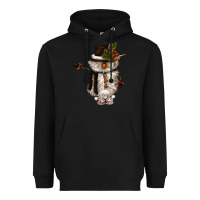 Black snowman gnome Heavyweight Hoodie - CowGirlArtShop