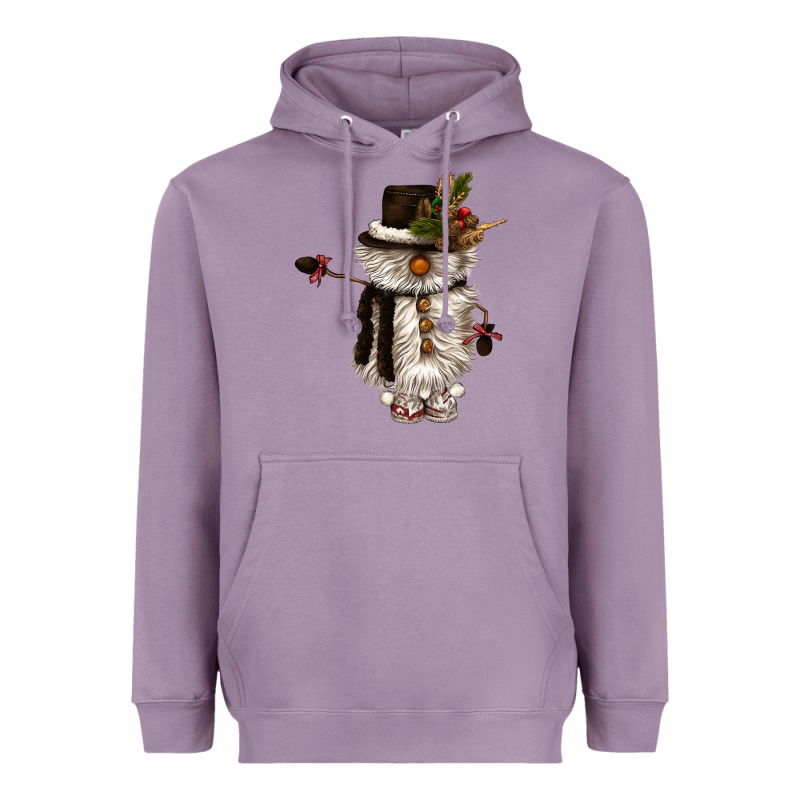 Snowman Gnome Heavyweight Hoodie by CowGirlArtShop | Teevron