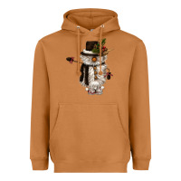 Meerkat snowman gnome Heavyweight Hoodie - CowGirlArtShop
