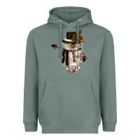 Sage snowman gnome Heavyweight Hoodie - CowGirlArtShop