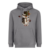 Storm snowman gnome Heavyweight Hoodie - CowGirlArtShop