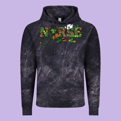 St Patrick's Day Nurse Vintage Hoodie Designed By Ranaportraitstore