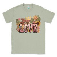 Matcha love horse western floral Classic Tee - NancyCooperArtShop