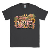 Smoke love horse western floral Classic Tee - NancyCooperArtShop