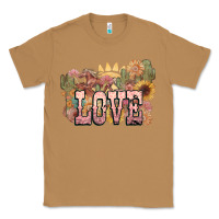 Toasted Coconut love horse western floral Classic Tee - NancyCooperArtShop
