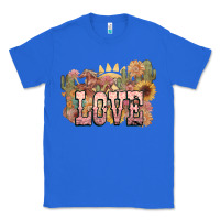 True Royal love horse western floral Classic Tee - NancyCooperArtShop