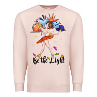 Pale Pink be the light Premium Sweatshirt - CowGirlArtShop